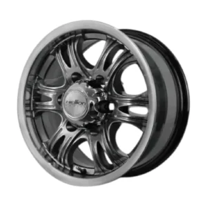LLANTA HELLION STEEL 15X7 6H 139.7 NEGRO C/CARA PULIDA