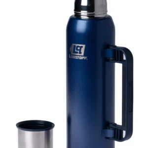 TERMO INOX. C/MANIJA AZUL 1L