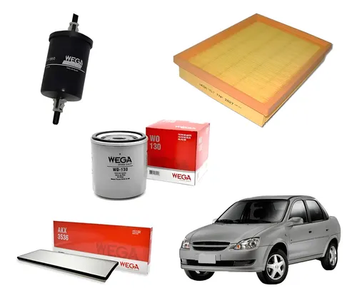 KIT DE FILTROS CORSA AIRE FAP-2827/ WO-130/ FCI-1660/ AKX-3536