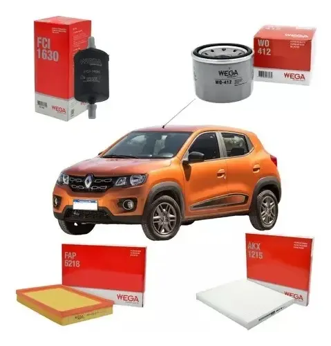 KIT DE FILTROS RENAULT KWID FAP-5218/ AKX-1215/ FCI-1630/ WO-412