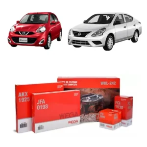 KIT DE FILTROS NISSAN MARCH JFA-0135/ JFO-0197/ FCI-1630/ AKX-1959