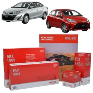 KIT DE FILTROS YARIS FAP-4041/JFO-0210/1/FCI-1630/AKX-1965