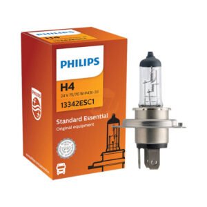 LAMPARA PHILIPS H4 24V 75/70W 13342 ES P43T-38